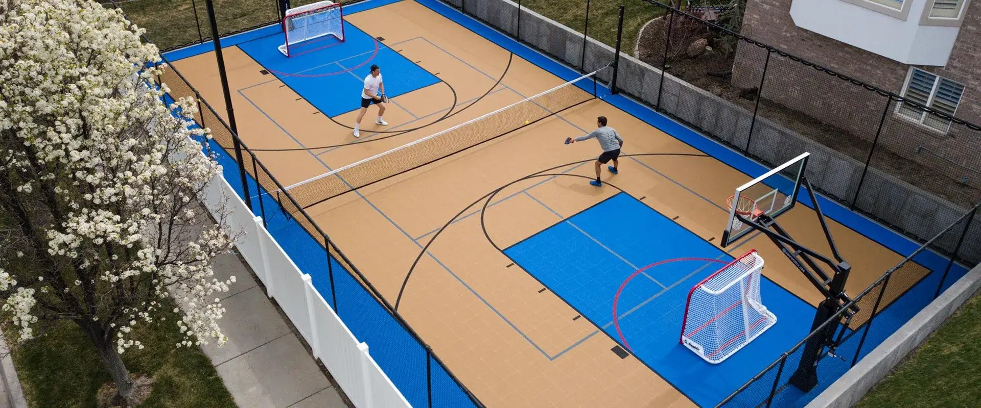 CAN YOU PLAY PICKLEBALL ON A BASKETBALL COURT